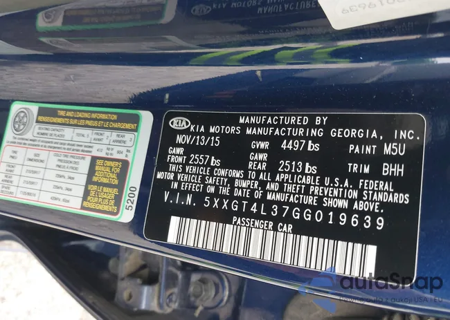 5XXGT4L37GG019639: 42460810