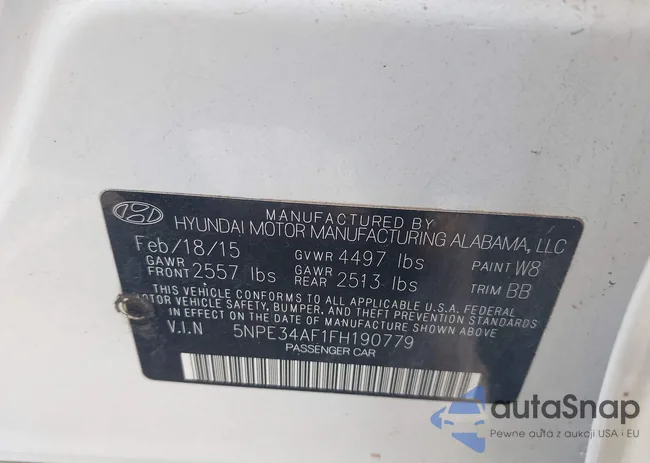 5NPE34AF1FH190779: 42461075