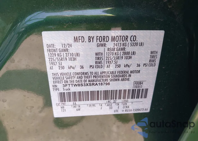 3FTTW8S3XSRA18798: 42461251