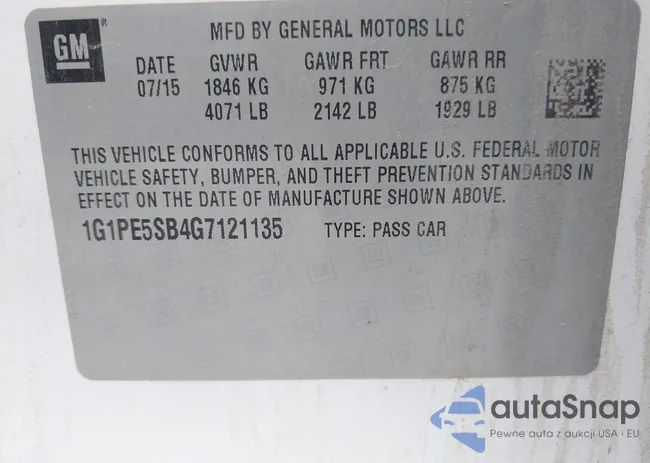 1G1PE5SB4G7121135: 42461308