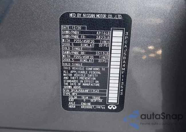 3PCAJ5BA4MF113543: 42460355