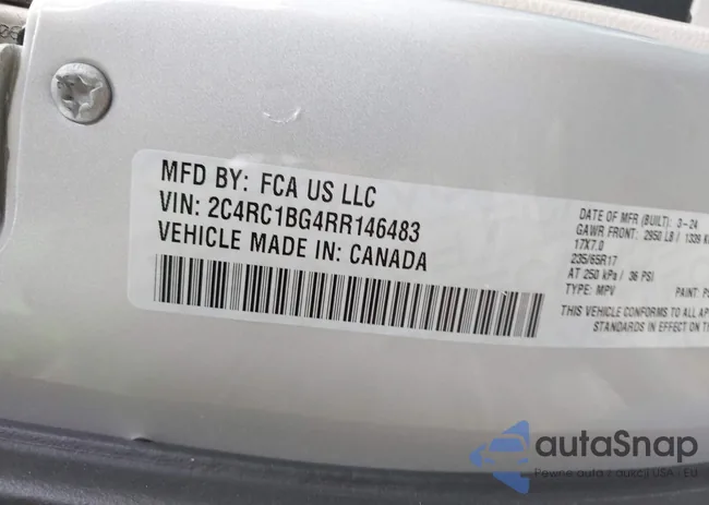 2C4RC1BG4RR146483: 42460385