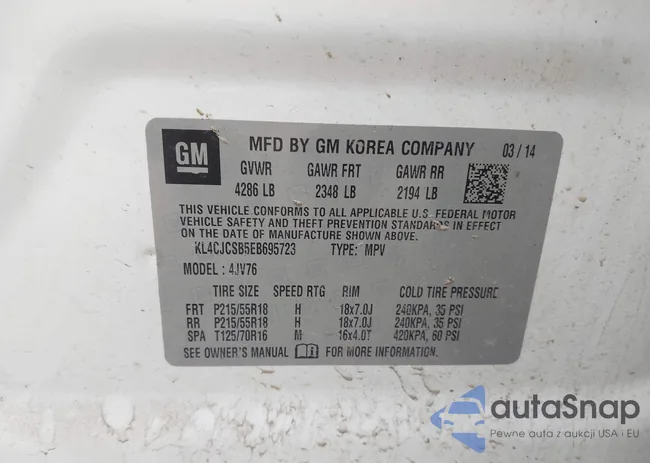 KL4CJCSB5EB695723: 42461830