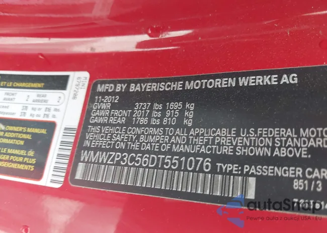 WMWZP3C56DT551076: 42461569