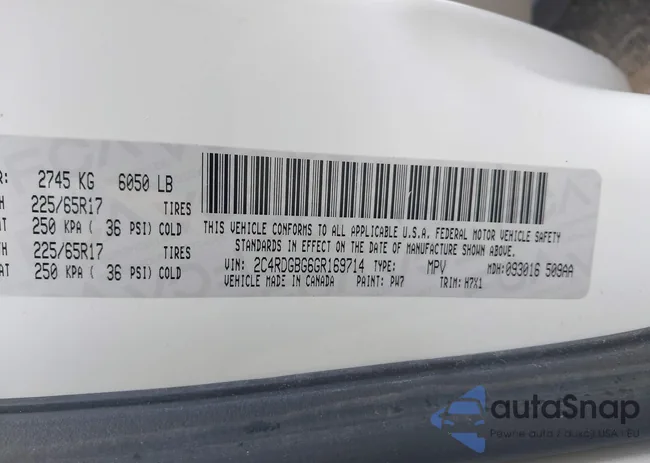 2C4RDGBG6GR169714: 42462727