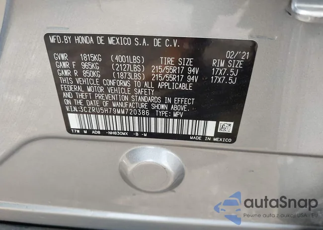 3CZRU5H79MM720386: 42462767