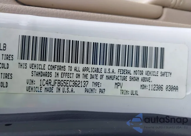 1C4RJFBG5EC362137: 42462789