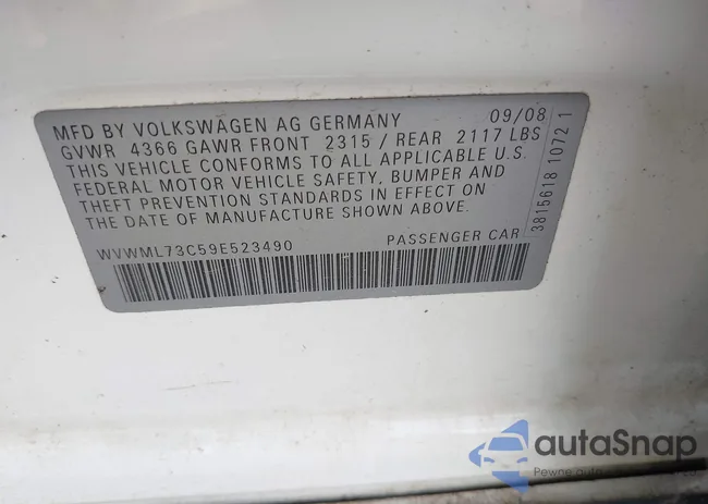 WVWML73C59E523490: 42462861