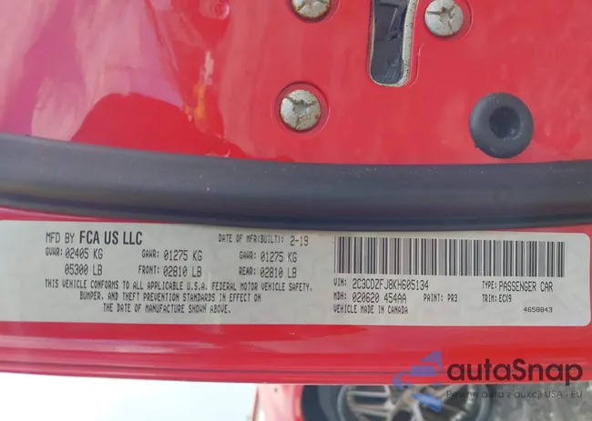 2C3CDZFJ8KH605134: 42462988