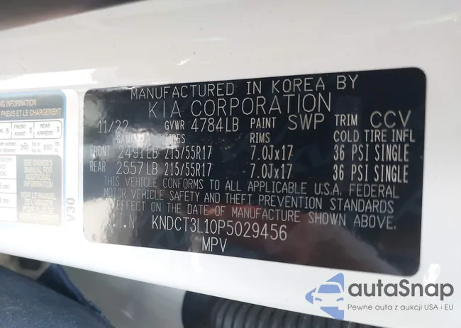 KNDCT3L10P5029456: 42463012