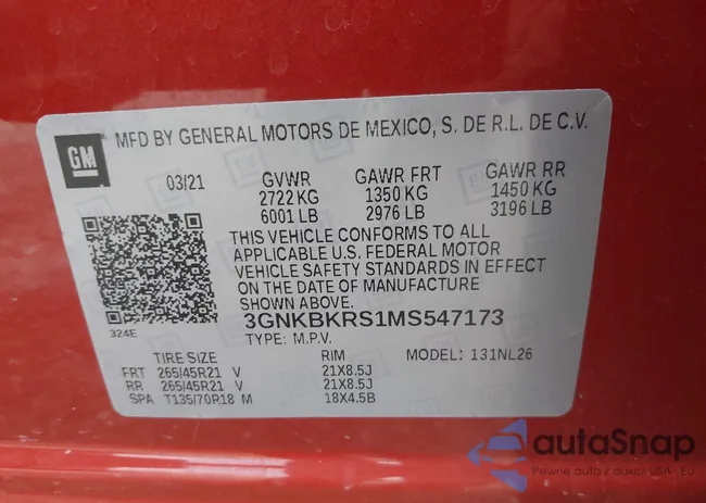 3GNKBKRS1MS547173: 42462368