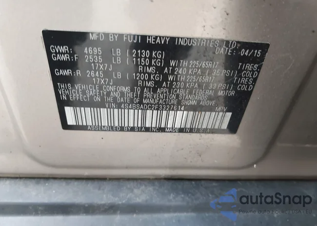 4S4BSADC2F3327614: 42462373