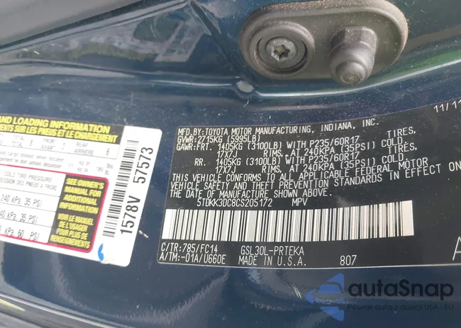 5TDKK3DC8CS205172: 42462439