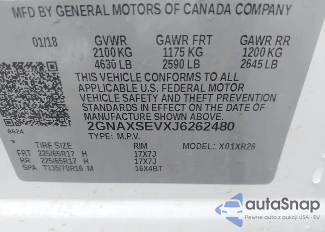 2GNAXSEVXJ6262480: 42462603