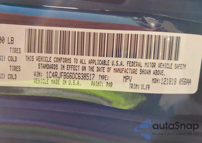 1C4RJFBG6DC638517: 42462721