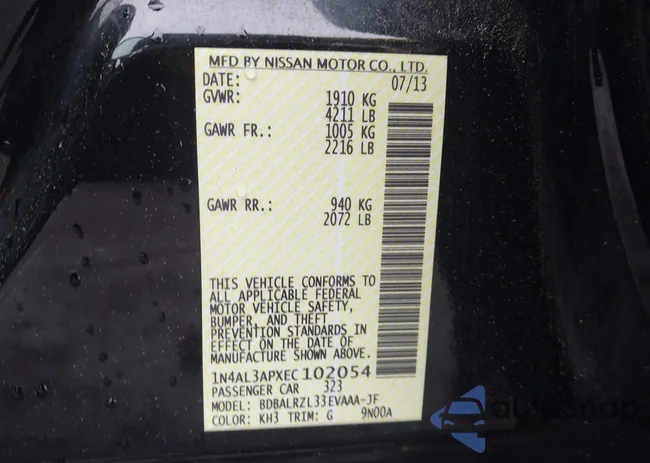 1N4AL3APXEC102054: 42463878