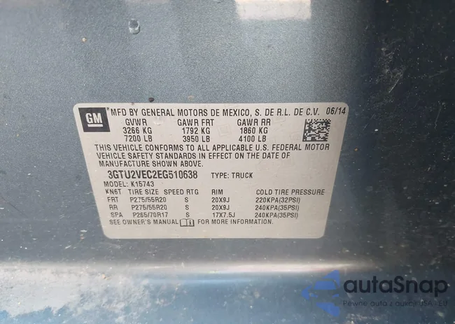 3GTU2VEC2EG510638: 42463891