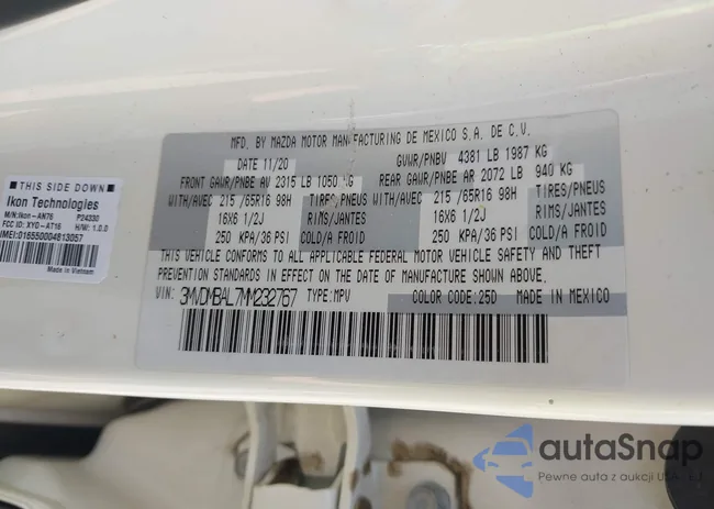 3MVDMBAL7MM232767: 42463904