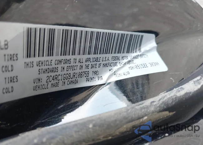 2C4RC1GG9JR108759: 42464147