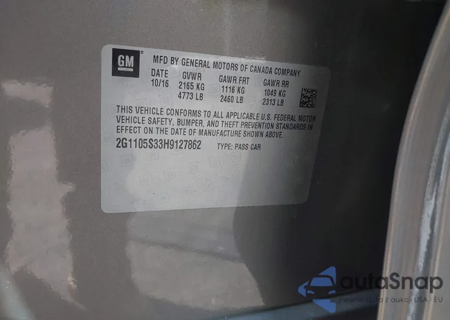 2G1105S33H9127862: 42463451