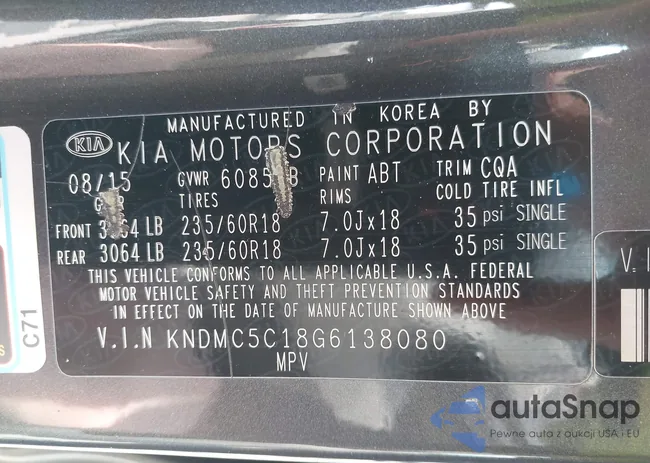 KNDMC5C18G6138080: 42464731