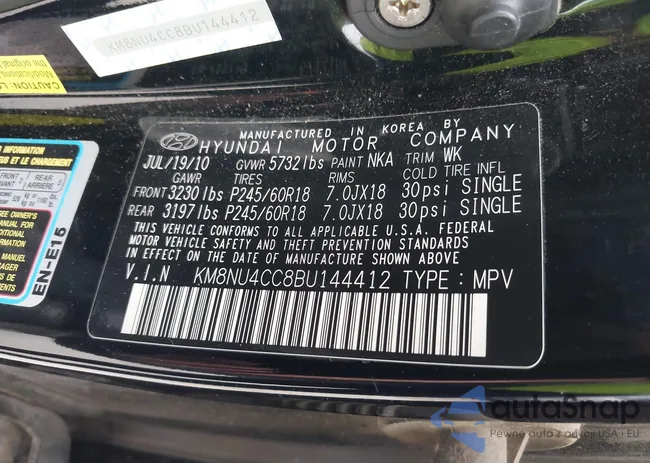 KM8NU4CC8BU144412: 42464815