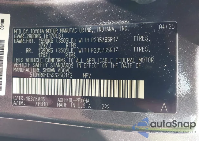 5TDYRKEC5SS256142: 42464849