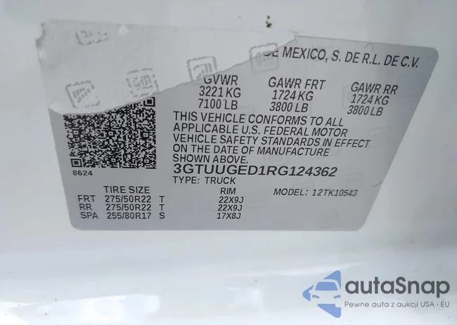 3GTUUGED1RG124362: 42465036