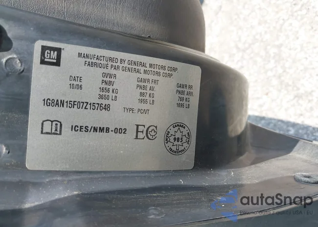 1G8AN15F07Z157648: 42464428