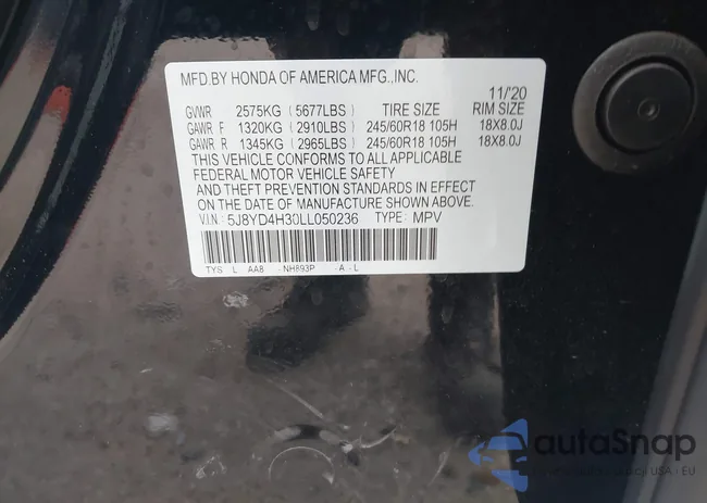 5J8YD4H30LL050236: 42464553