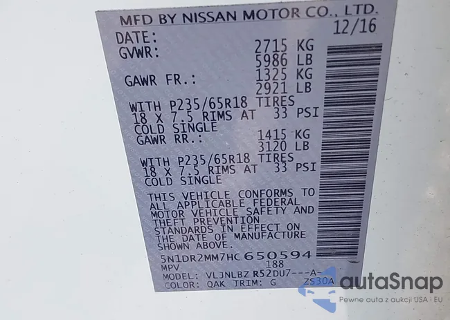 5N1DR2MM7HC650594: 42464660