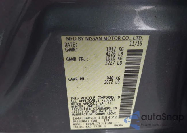 1N4AL3AP5HC158472: 42465752