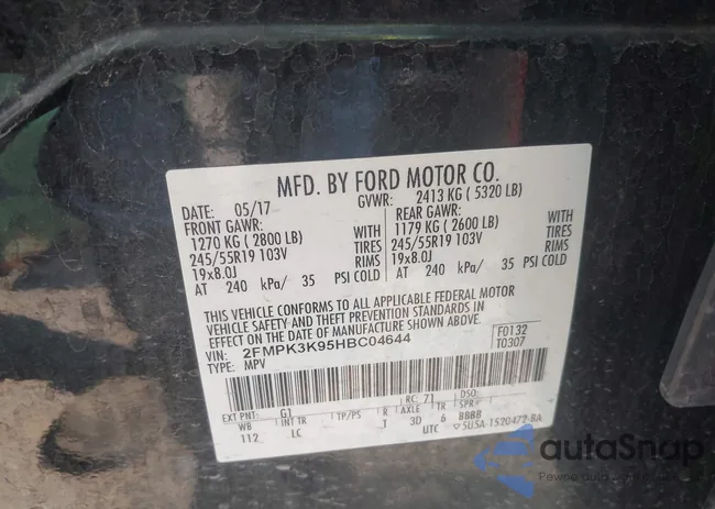 2FMPK3K95HBC04644: 42465396