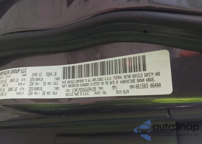 1C4PJMDSXEW294199: 42466782