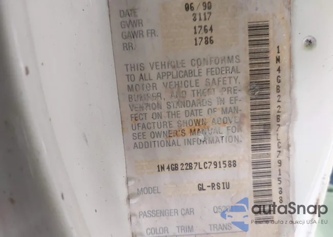 1N4GB22B7LC791588: 42466869