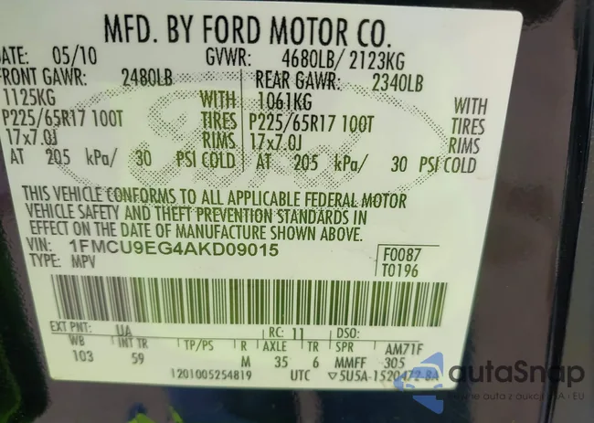 1FMCU9EG4AKD09015: 42466872