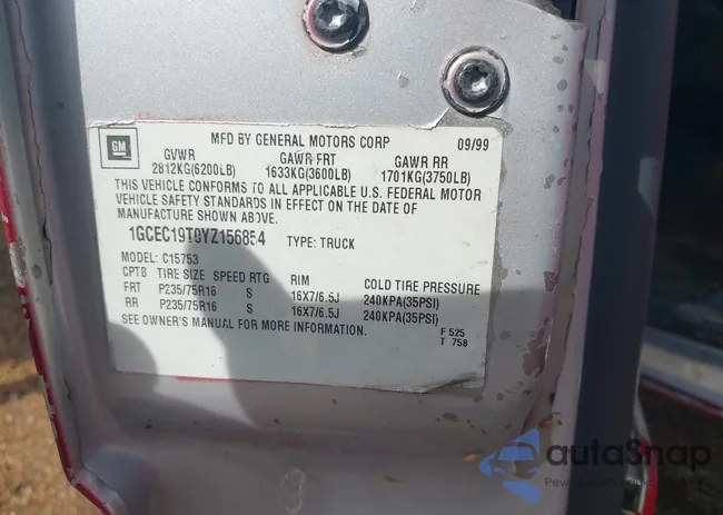 1GCEC19T0YZ156854: 42466539