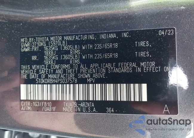 5TDKDRBH4PS037578: 42467815