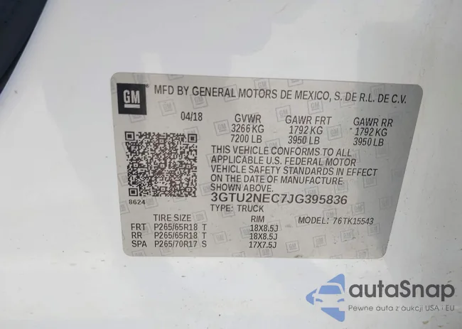 3GTU2NEC7JG395836: 42467884