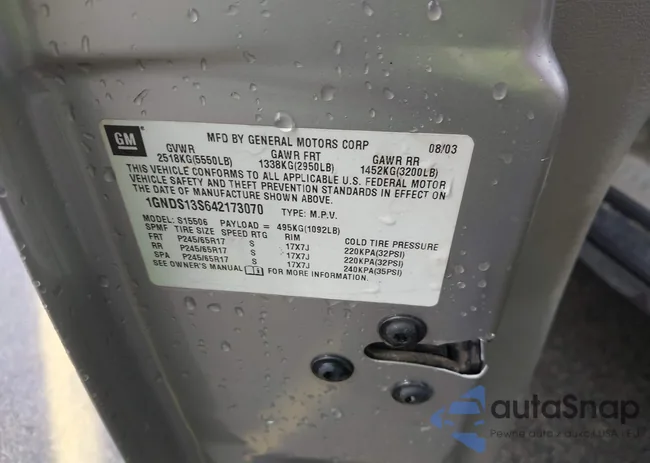 1GNDS13S642173070: 42467924