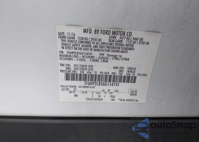 1FAHP2L85GG154741: 42467940