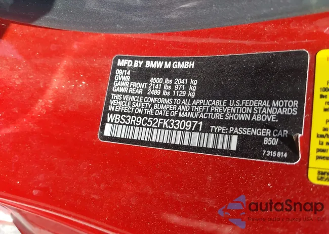 WBS3R9C52FK330971: 42467989