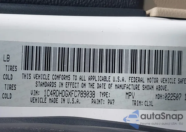 1C4RDHDGXFC789038: 42467998