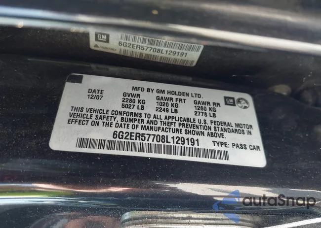 6G2ER57708L129191: 42468013