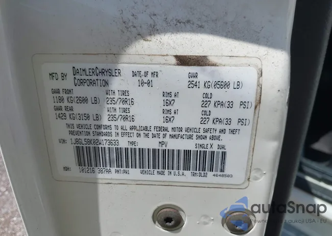 1J8GL58K02W173633: 42468022