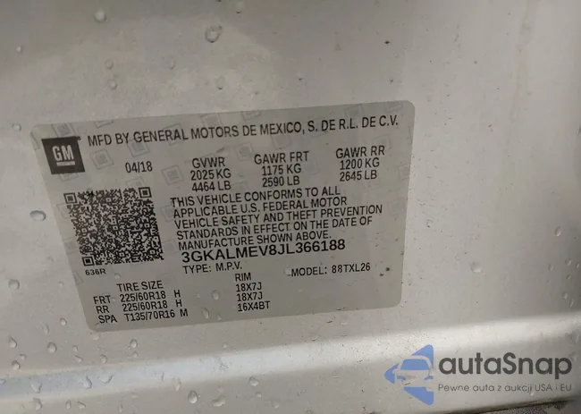 3GKALMEV8JL366188: 42468180