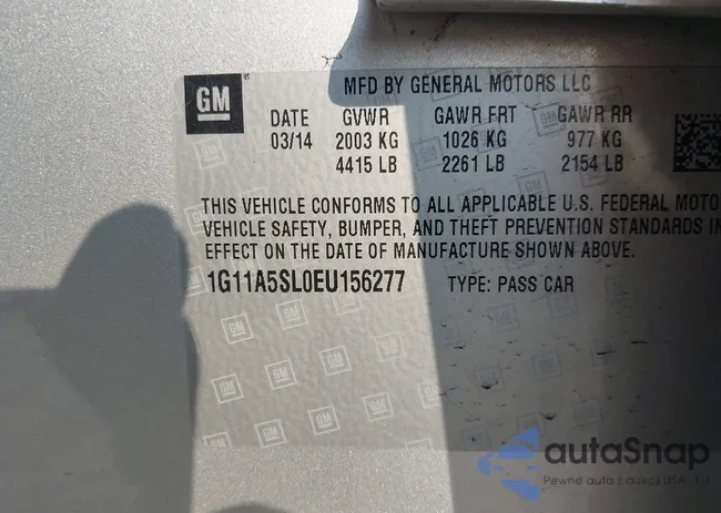 1G11A5SL0EU156277: 42467368