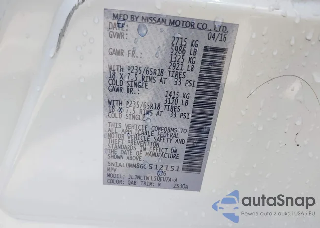 5N1AL0MM8GC512151: 42467509