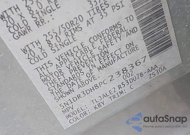 5N1DR3DH8PC238367: 42467580