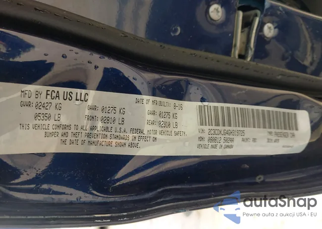 2C3CDXJG4GH319725: 42467684